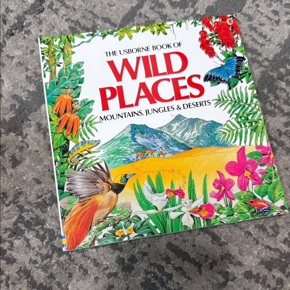 Born Wild Places Learning Book - Vibrant Nature Scenes